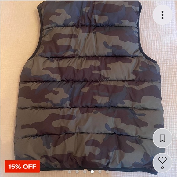 Camo Puffy Vest - Gap - Picture 4 of 5